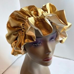 Double sides extra large satin bonnets
